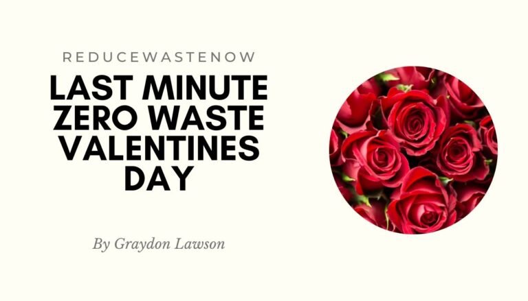 Una idea rápida justo antes: ReduceWasteNow