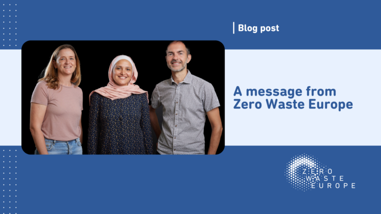 Mensaje de Zero Waste Europe