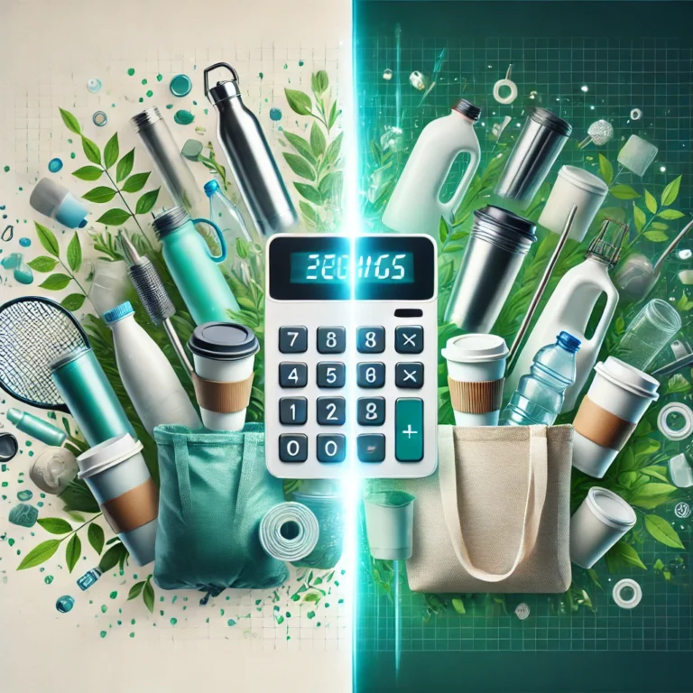 Calculadora de ahorro de productos reutilizables: una memoria de desperdicio cero