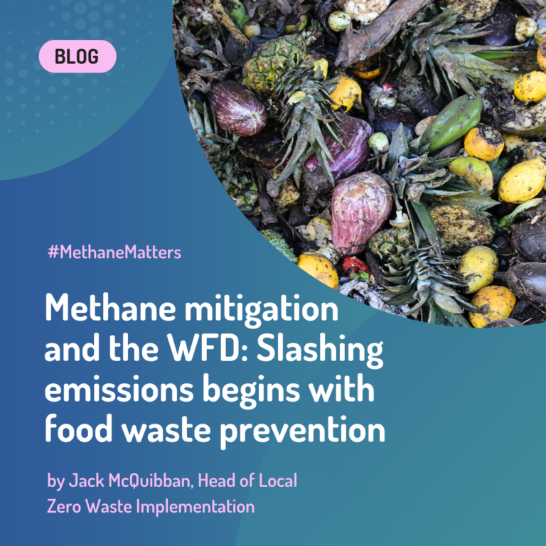 Mitigación de metano y WFD: la reducción de las emisiones comienza con la prevención de desechos de alimentos