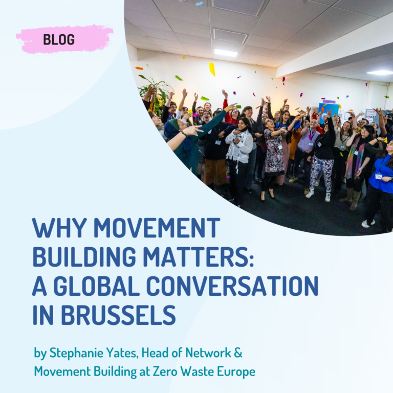 Por qué es importante construir un movimiento: una conversación global en Bruselas