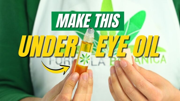 Cómo hacer aceite iluminador Kakai debajo de los ojos